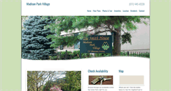Desktop Screenshot of livemadisonparkvillage.com
